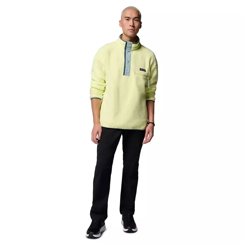 Columbia Helvetia snap Fleece men's Yellow Pullover